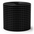 12” x 50’ Black PVC coated wire mesh 